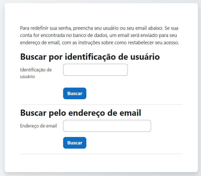 identificação de usuário